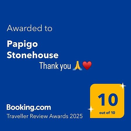 Papigo Stonehouse Villa Bagian luar foto